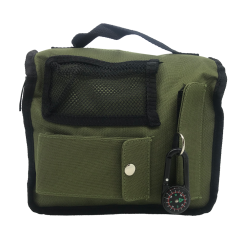 Scripture Case Green With Compass