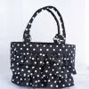 Scripture Tote Ruffle Black And White Polka Dot -Modest Clothing Sales 871457 Scripture Tote Ruffle Black and White Polka Dot