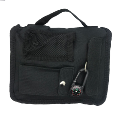 Scripture Case Black With Compass