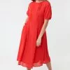 Sweet Salt Dress Puff Sleeve Pin Tuck Tomato Red -Modest Clothing Sales Dress20Puff20Sleeve20Pin20Tuck20Tomato20Red2042586