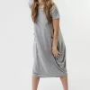 Sweet Salt Dress Short Sleeve Cocoon Light Heather Gray -Modest Clothing Sales Dress20Short20Sleeve20Cocoon20Lt20Heather20Gray2045662