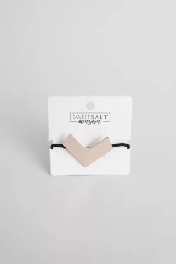 Hair Tie Chevron Charm