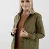 Sweet Salt Rounded-Collar Jacket Olive Green -Modest Clothing Sales Jacket20Top20rounded20Collar20Olive20Green 8108
