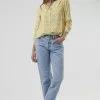 Sweet Salt Peter Pan Collar Button Down Top Yellow -Modest Clothing Sales Peter Pan Collar Button Down Top Yellow 362062