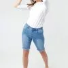 Sweet Salt Shorts Denim Cuffed Bermuda Light Wash -Modest Clothing Sales Shorts20Denim20Cuffed20Bermuda20Light20Wash2043471