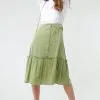 Sweet Salt Skirt A Line Button Down Olive 1 Sweet Salt Skirt A Line Button Down Olive -Modest Clothing Sales Skirt20A20Line20Button20Down20Olive2043505