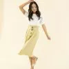 Sweet Salt Skirt Paper Bag Mustard -Modest Clothing Sales Skirt20Paper20Bag20Mustard 18412