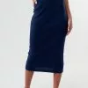 Sweet Salt Skirt Pencil Elastic Waist Navy -Modest Clothing Sales Skirt20Pencil20Elastic20Waist20Navy2045571