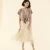 Sweet Salt Skirt Tulle Midi Almond -Modest Clothing Sales Skirt20Tulle20Midi20Almond 18140