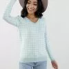 Sweet Salt Chic V-Neck Sweater Houndstooth -Modest Clothing Sales Top20Sweater20Chic20V20Neck20Houndstooth 8667