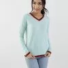 Sweet Salt Chic V-Neck Sweater Tiffany Blue -Modest Clothing Sales Top20Sweater20Chic20V20Neck20Tiffany20Blue 8635
