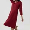 Sweet Salt Wrap Side Zipper Dress Red -Modest Clothing Sales Wrap Side Zipper Dress Red 57204