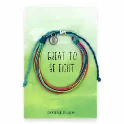 Doodle Beads Thread Bracelet Great To Be 8