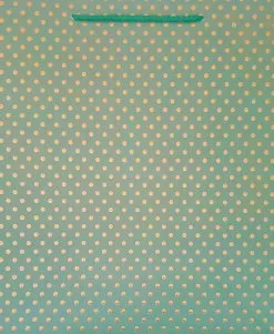 Gift Bag Dots Teal