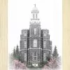 Brent Borup Logan Temple 8x10 -Modest Clothing Sales 122585320Logan20Temple20Natural208x1020new