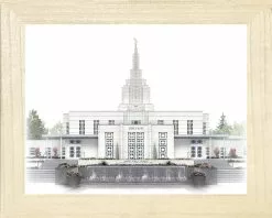 Brent Borup Idaho Falls Temple 8x10
