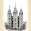 Brent Borup Salt Lake Temple 8x10 -Modest Clothing Sales 122625620Salt20Lake20Temple20Natural208x1020new