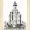 Brent Borup Manti Temple 8x10 2 Brent Borup Manti Temple 8x10 -Modest Clothing Sales 122630020Manti20Temple20Natural208x1020new