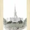 Brent Borup Jordan River Temple 8x10