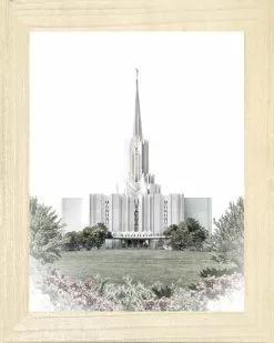 Brent Borup Jordan River Temple 8x10