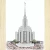 Brent Borup Oquirrh Mt Temple 8x10 -Modest Clothing Sales 122675120Oquirrh20Mountian20Natural208x1020new