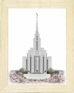 Brent Borup Oquirrh Mt Temple 8x10