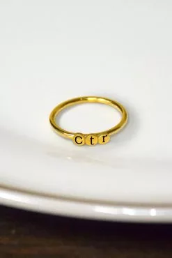 CTR Ring Dainty Stainless Steel Sizes 6-8