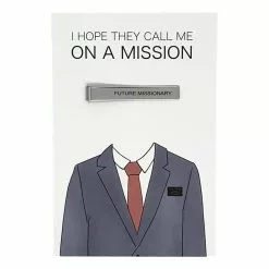 Doodle Beads Tie Bar Future Missionary I Hope They Call Me