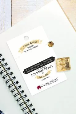 Pin Golden Plates Gold Plated