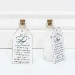 Adams & Co Guardian Angel Glass Jar Rememberance