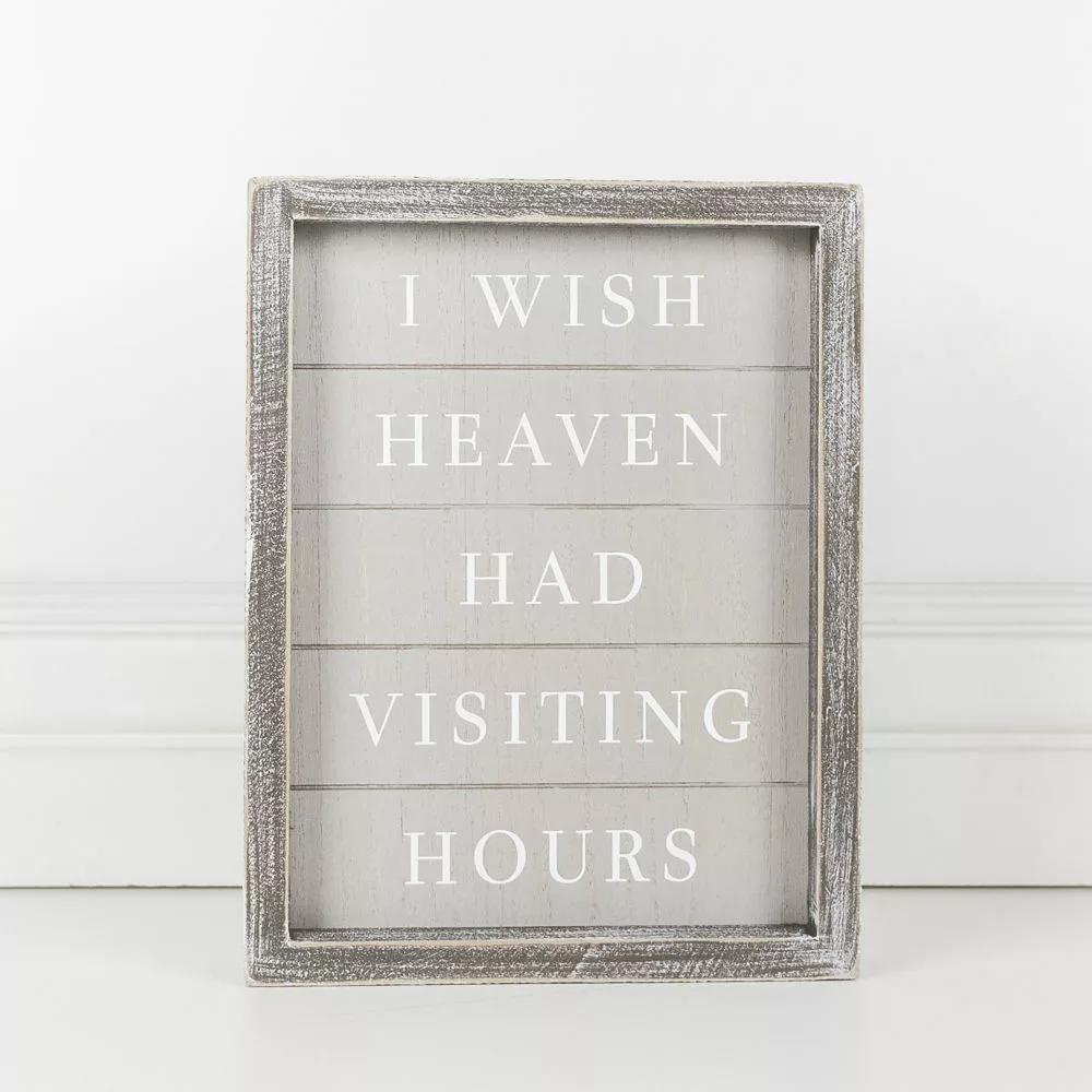 Adams & Co I Wish Heaven Had Visiting Hours 8x10 Gray 3 Adams & Co I Wish Heaven Had Visiting Hours 8x10 Gray