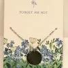 Memorial Necklace Forget Me Not Silver 2 Memorial Necklace Forget Me Not Silver -Modest Clothing Sales 131564620memorial20necklace20forget20me20not