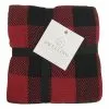 Throw Blanket Buffalo Check Red/Black