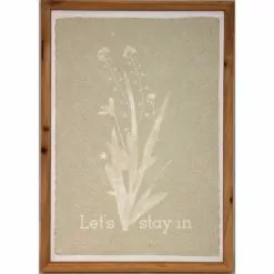 Lets Stay In Wall Decor Sage 14 Inch