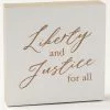 Liberty And Justice For All Wall Decor -Modest Clothing Sales 1325874 LIBERTY AND JUSTICE WALL DECOR