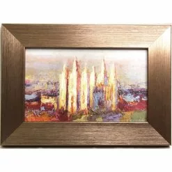 Salt Lake Temple 6x8 Bronze