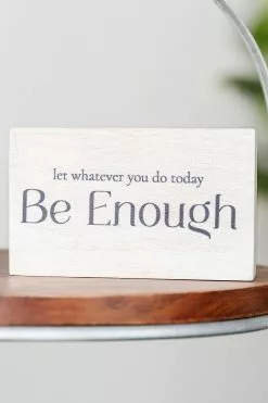 Let Whatever You Do Decor White 5x3 Inch