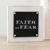 Faith Over Fear Decor White Black 1 Faith Over Fear Decor White Black -Modest Clothing Sales 1369366 Faith Over Fear Decor White Black 7x7 inch