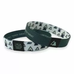 Doodle Beads Wristband Bracelet I Can Do All Mountains 4.5-7"