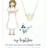 Doodle Beads Necklace My Baptism Flower Silver -Modest Clothing Sales 140101120Necklace20My20Baptism20Flower20Silver