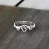 Satin Hearts CTR Ring Sterling Silver Sizes 3-10 -Modest Clothing Sales 17330820Satin20Hearts20CTR20Ring20Sterling20Silver2020Ringmasters