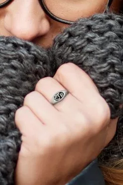 Allegro CTR Ring Sterling Silver Sizes 6-10