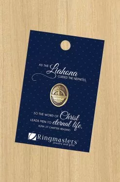 Liahona Pin Gold Finish