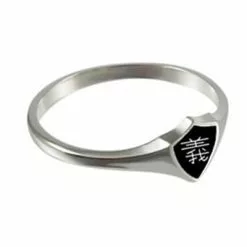 Chinese/Japanese CTR Ring Mini Silver