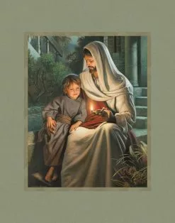 Simon Dewey Ye Are The Light Of The World 11X14 Matted Print