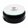 Rotating Base For Crystal Cube -Modest Clothing Sales 641173 ROTATING BASE BLACK WITH WHITE LIGHTS
