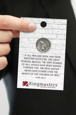 Captain Moroni Pin Prepare Covenant Serve