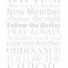 Greeting Card Baptism Keep The Commandments White -Modest Clothing Sales 863223 CARD BAPTISM KEEP THE COMMANDMENTS WHITE