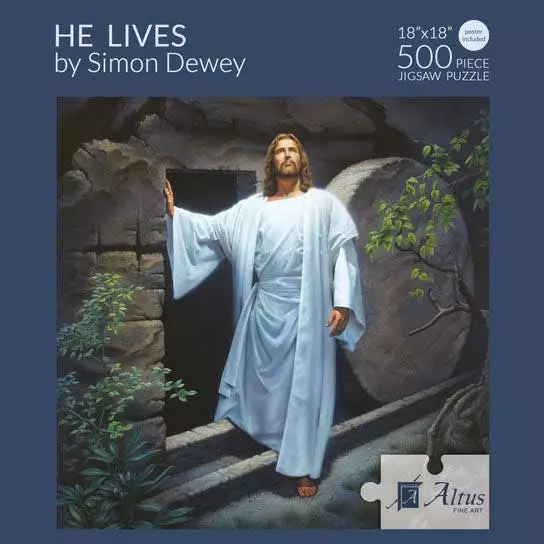Simon Dewey Puzzle He Lives 500 Pc 3 Simon Dewey Puzzle He Lives 500 Pc