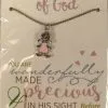 Necklace Silver Girl I Am A Child Of God -Modest Clothing Sales 99558020nec20sil20girl20child20of20god